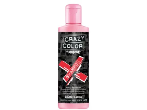 Crazy color Šampon za farbanu kosu bez sulfata 250ml Red